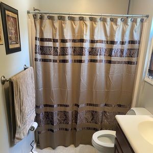 Brown Shower Curtain